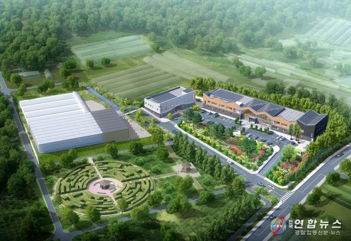 전남 산림바이오 거점단지 조감도