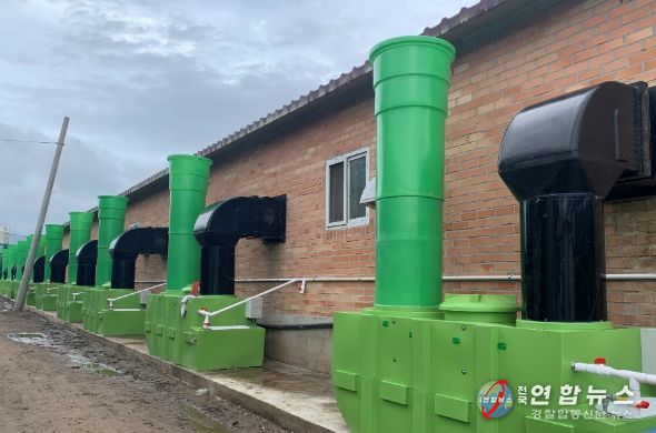 축산 악취 저감- 농기원 개발 바이오필터 시스템