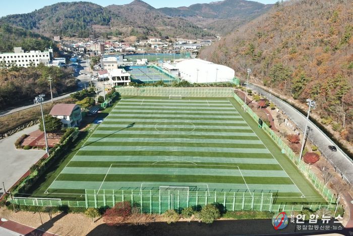 완도축구전용구정 전경