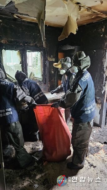 미추홀구 주안4동, 화재 피해가구 복구 지원 나서