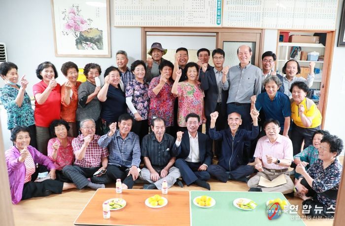 광양시, 폭염 대비 무더위 쉼터 등 경로당 방문