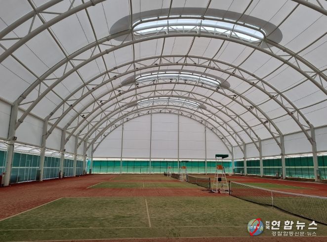 장수군, 전천후 실내 테니스장 개장