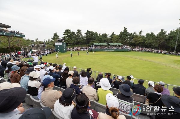 김민별(하이트 진로) 대회 우승, 익산 홍보대사 박현경 선전