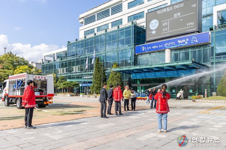 계양구, 산불예방 총력... 고성능 산불진화차 도입