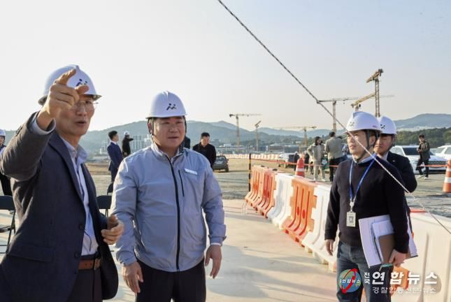 오세현 아산시장 센트럴시티 현장방문