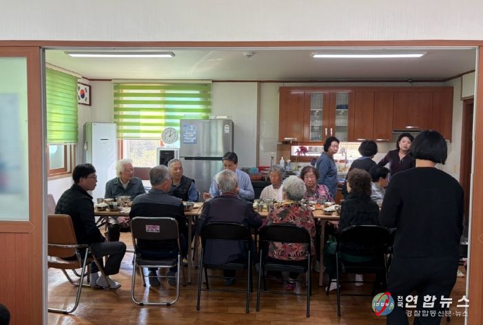 청양군, 경로당 무상급식 시범사업 점검 실시