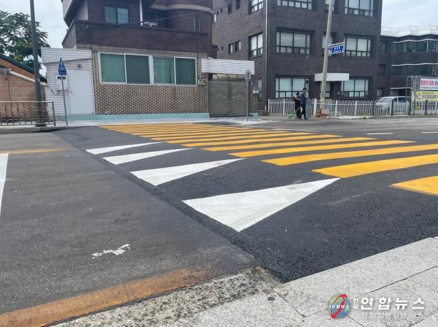 고원식 횡단보도 설치(원주초)
