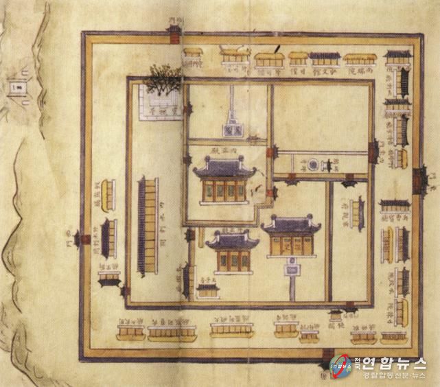 온양행궁도 조선시대 온양온천에 지은 숙소로 왕이 온천욕을 하고 정무도 보던 임시 궁궐이다.