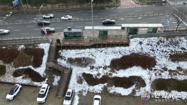 용인특례시가 수지구 성복동에 조성한 미세먼지 차단숲