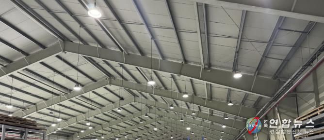 PEB 건축물 내부 모습