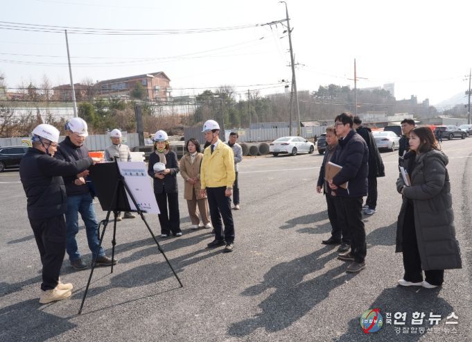 조병옥 군수, 현장 방문