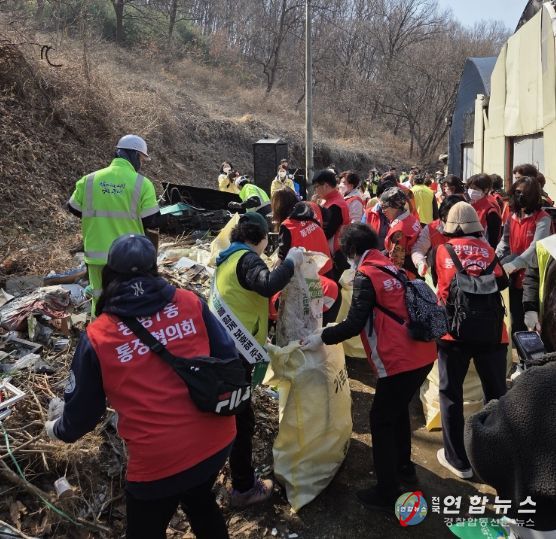 광명7동, 봄철 산불 예방 위해 민·관 합동 캠페인 전개