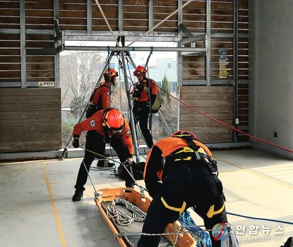 천안서북소방서, 소방기술경연대회 구조전술 분야 도내 2위 달성