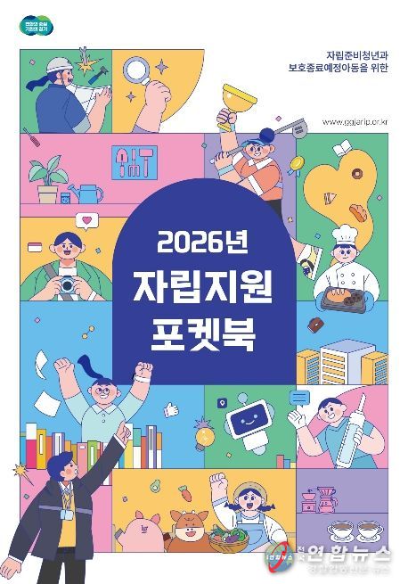 경기도자립지원전담기관 포켓북 표지 시안