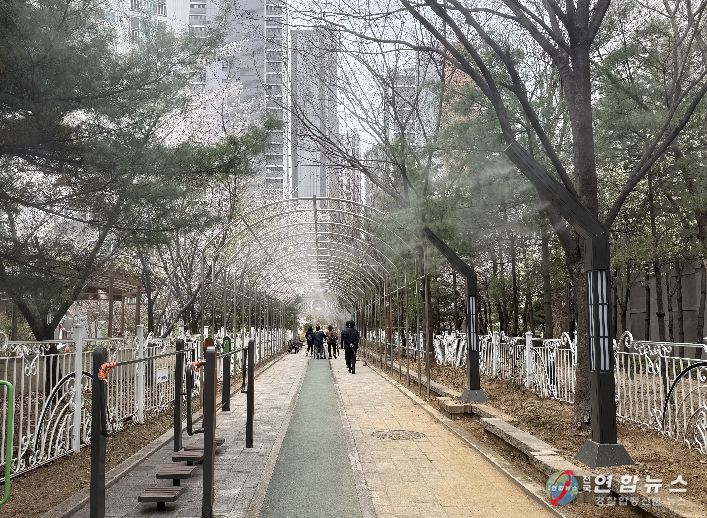 인천 동구, 폭염 대비‘쿨링포그’ 설치 완료